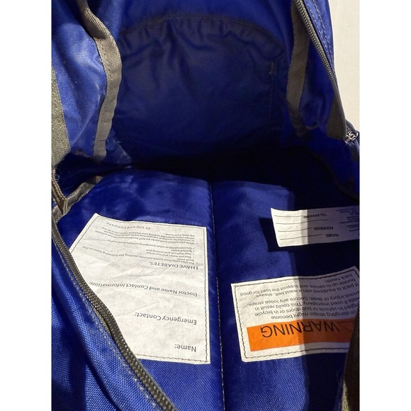 L.L.Bean Kids Backpack Blue Diabetes Awareness Eli Lilly Reflective School Bag - Picture 4 of 10